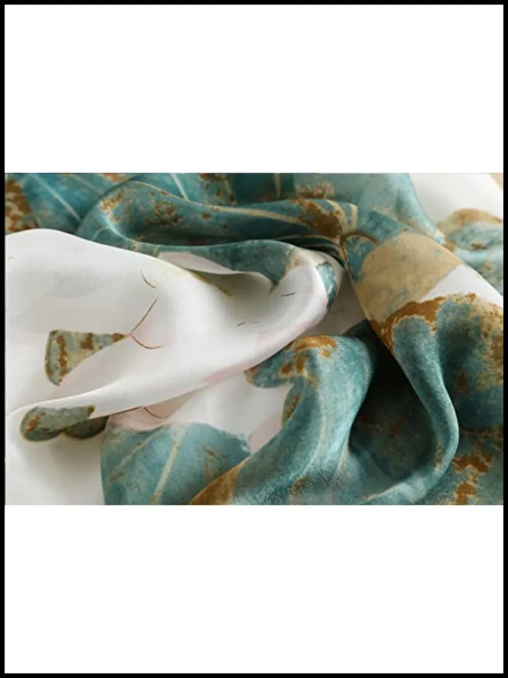 100% Polyester Satiny Lightweight Long Scarf Shawl